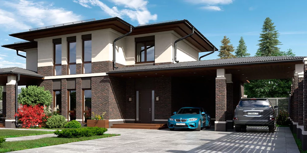 Гараж с террасой: ТОП 10 проектов на все времена 